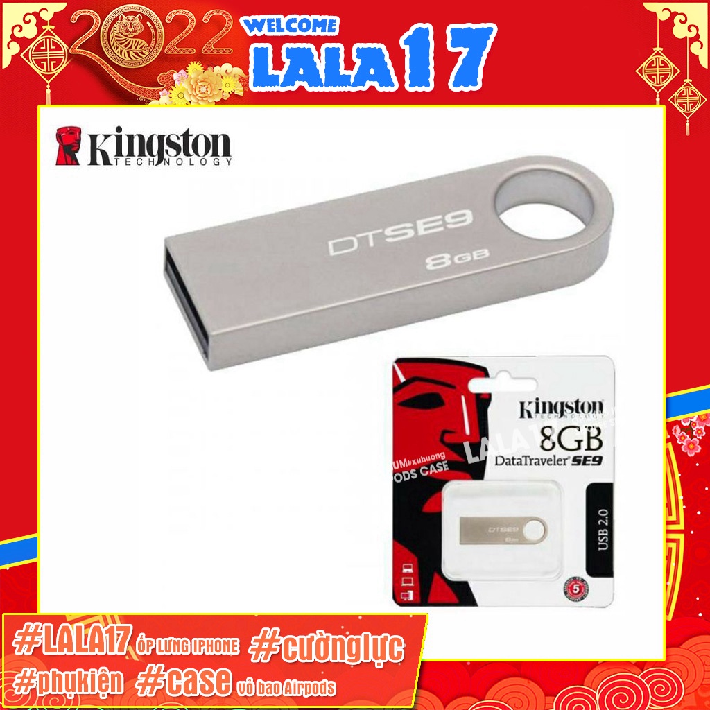 USB Kingston DataTraveler SE9 CHÍNH HÃNG 2.0/2G/4G/8G/16G/32G/64G/128G/gb/8/8gb tốc độ cao  lala17