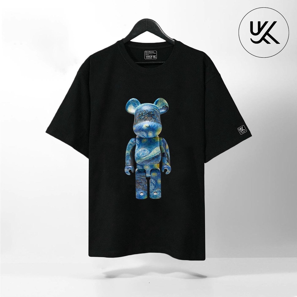 Áo Thun Tay Lỡ BearBrick, Áo phông unisex Form rộng Oversize, chất liệu Cotton. KKIMSHOP