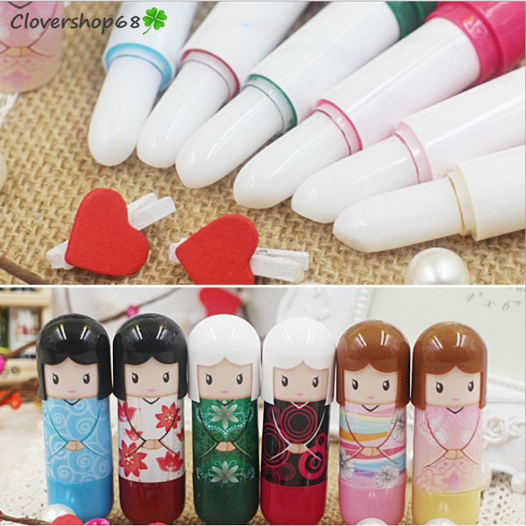 Son Thỏi Dưỡng Môi Búp Bê Kimono LipBalm 🍀 Clovershop68 🍀