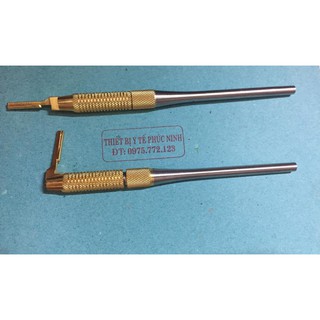 CÁN DAO THÂN TRÒN MẠ VÀNG SỐ 3-ĐỨC