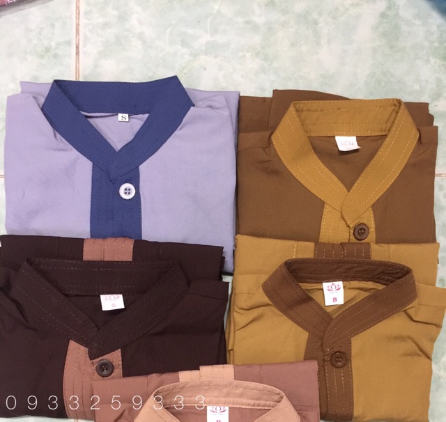 Đồ Lam Đi Chùa Cho Bé # Lãnh Tụ Phối # Đồ Bộ Bé # Quần Áo