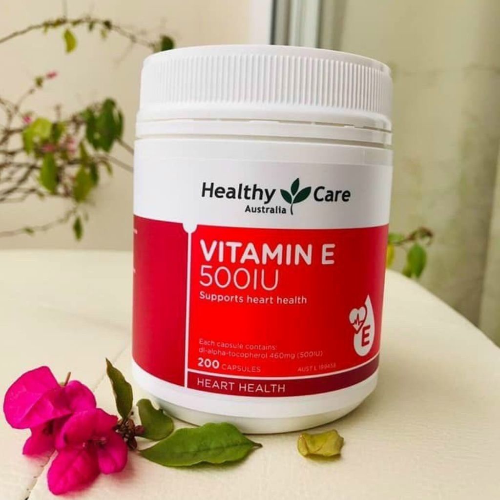 VITAMIN E HEALTHY CARE 500IU 200 viên - Xuất xứ Úc