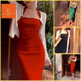2FASHIONISTA - ĐẦM BODY 1 dây choàng cổ, freesize < 52Kilo
