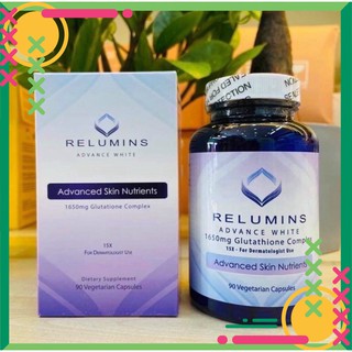 Viên Uống Trắng Da Relumins Advance White 1650mg 90viên chính hãng Mỹ