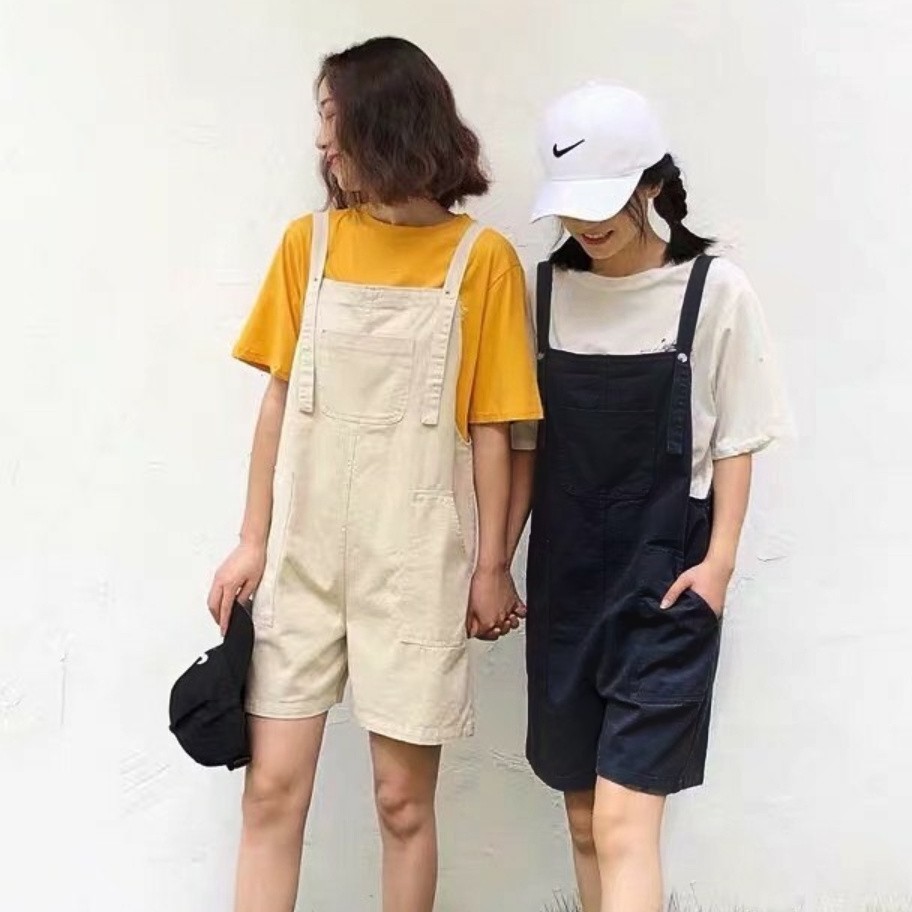 Yếm quần short đen ngắn friday shop