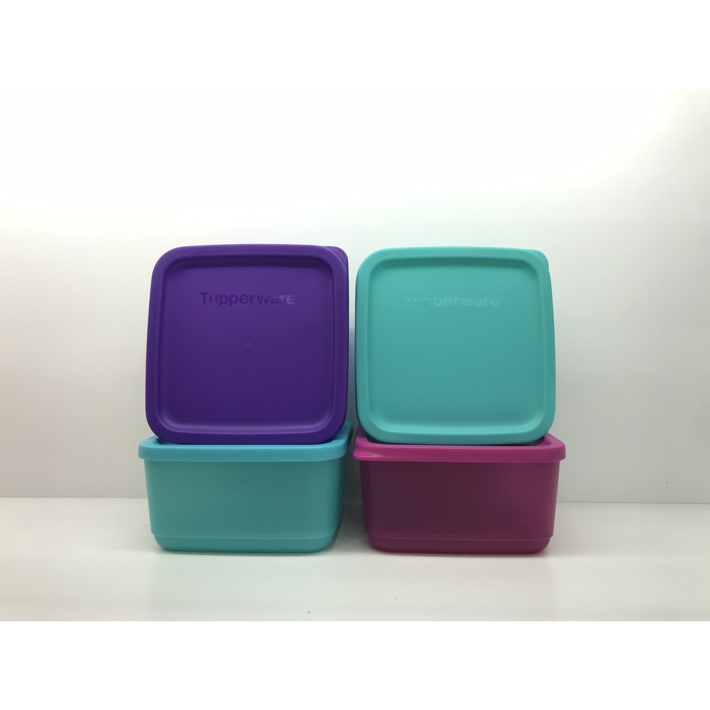 Hộp bảo quản thực phẩm Small Square Round Tupperware (1hộp)