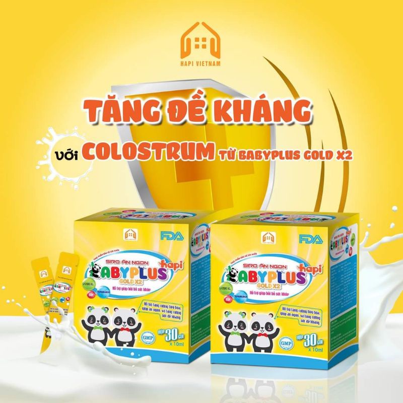 Combo 2 Hộp Siro Ăn Ngon Baby Plus Chính Hãng