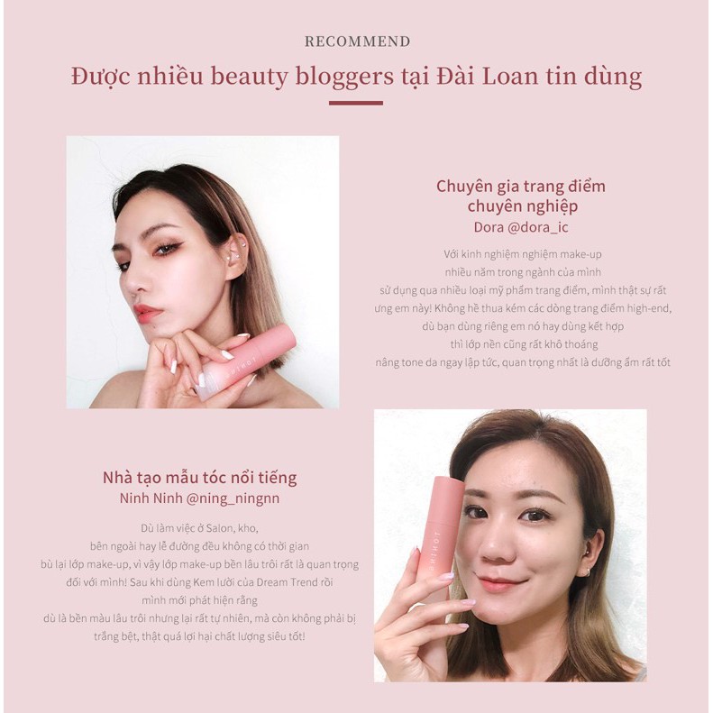 Kem Nâng Tone - Toning Dream Trend - Làn Da Phát Sáng Tự Nhiên - Trang Điểm Cấp Tốc 30s Mềm Mượt Mỏng Nhẹ (Hàng Sẳn SLL)