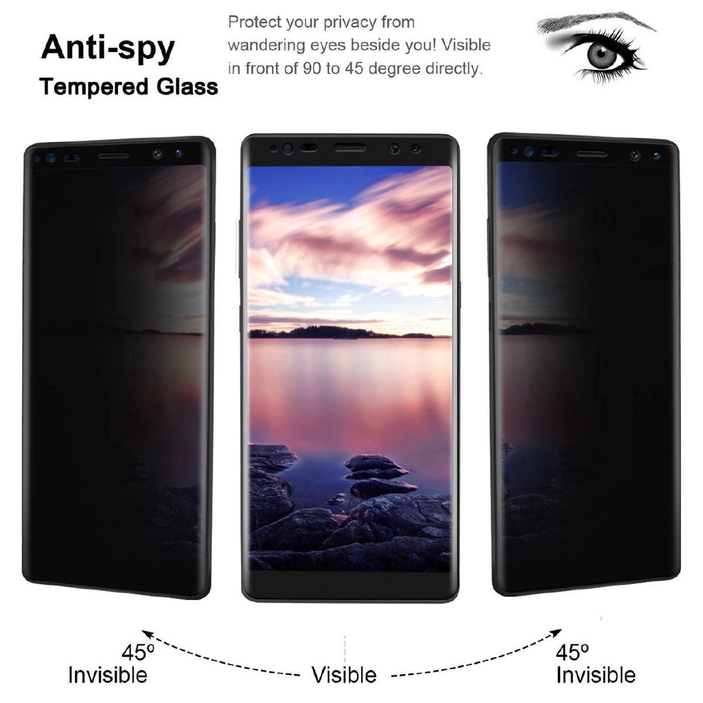 Kính cường lực bảo vệ màn hình chống nhìn trộm bảo vệ riêng tư cho Samsung Galaxy Note 9