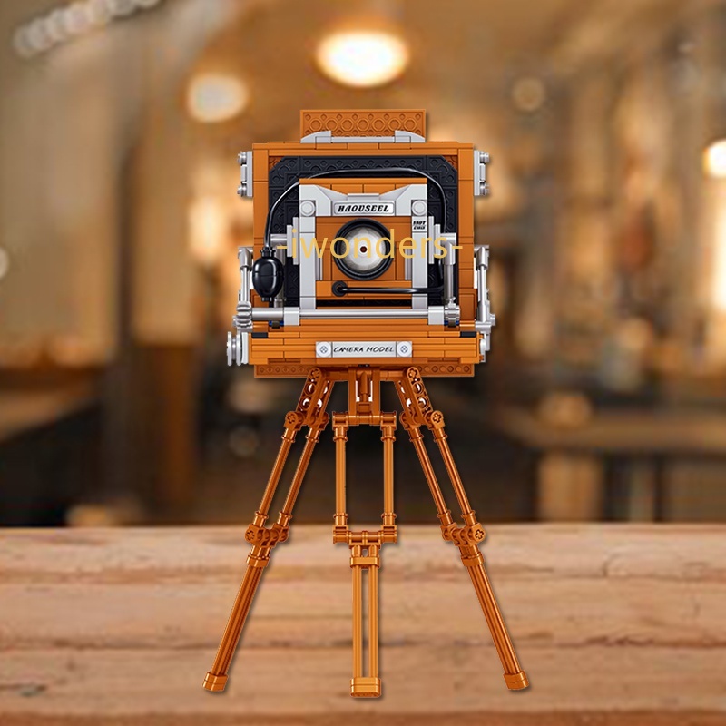 Đồ Chơi Mô Hình Máy Ảnh MOC Dễ Thương Cổ Điển Độc Đáo Cho Bé DIY Kids education toys