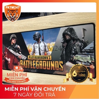 BÀN DI CHUỘT - LÓT CHUỘT GAME PUBG 70*30 DÀY 3 LY Tặng bộ nước lâu 4 món