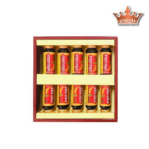 Yến sâm Kingphar dành cho người tiểu đường và ăn kiêng – Hỗ trợ tăng cường sức khỏe (10 chai x 30ml)