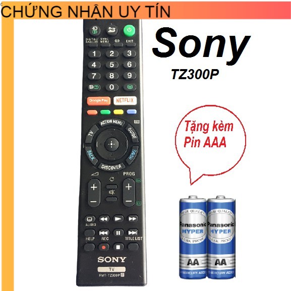 Điều khiển tivi Sony TZ300P loại tốt chất lượng cao ,Remote từ xa tivi Sony TZ300P