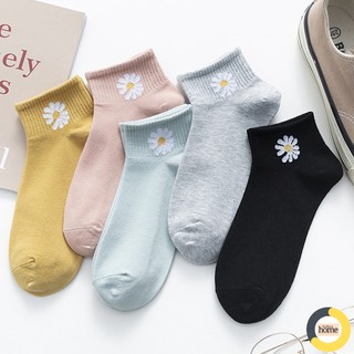Tất Hoa Cúc, Tất Vớ Nam Nữ Đi Giày Cổ Trụ Hoa Cúc Siêu Xinh [ Lẻ 1 Đôi ]