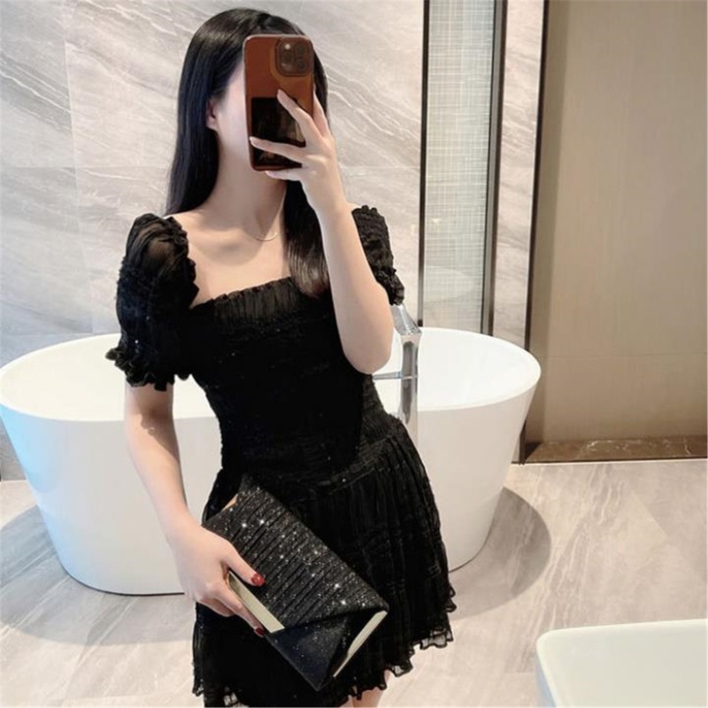 Ví Cầm Tay Đính Kim Tuyến Lấp Lánh Thời Trang Dự Tiệc Cho Nữ