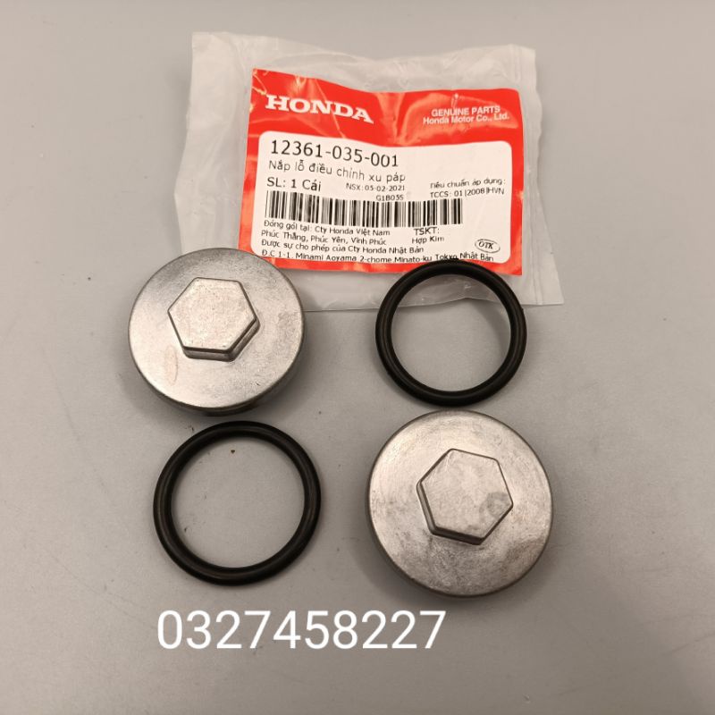 2 nắp xupap đầu bò quylat xe DREAM, WAVE, FUTURE... zin luôn gioăng