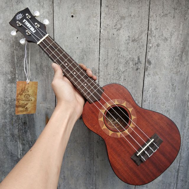 [Đàn Gỗ] Đàn Ukulele cỡ Soprano nhãn hiệu Pu Kanala