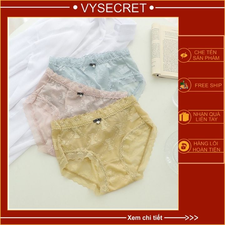 QUẦN LÓT REN CAO CẤP🍁HOT HOT 🍁  KHÁNG KHUẨN ÔM MÔNG C1527 | BigBuy360 - bigbuy360.vn