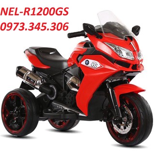 Xe máy điện trẻ em nel-r1200gs cao cấp phiên bản thể thao - bảo hành 12 tháng .