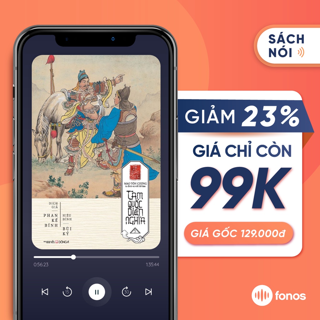 Sách nói: Tam Quốc Diễn Nghĩa 5 [E-Voucher Fonos]