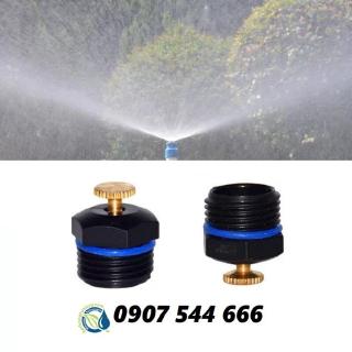 Combo 10 đầu phun nước chỉnh lưu lượng  béc quạt phun mưa tưới cây dùng cho vườn cây công viên tưới rau sân vườn