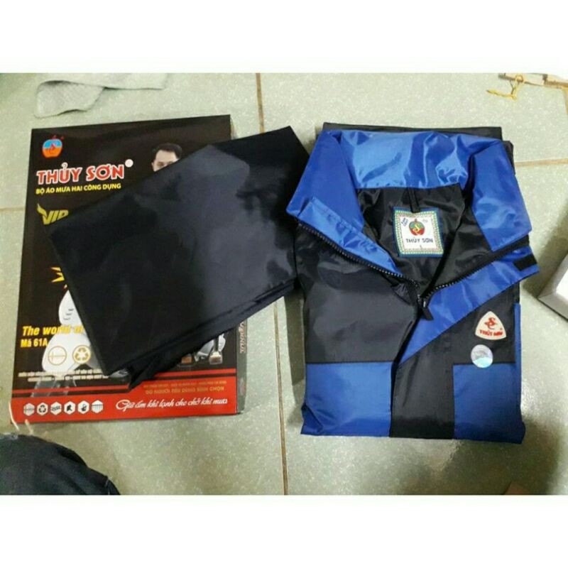 Bộ quần áo mưa chính hãng công ty Thủy Sơn 2 lớp 2 tác dụng size M-3xl mẫu mã mới