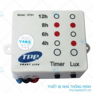 Công Tắc Cảm Ứng Ánh Sáng Hẹn GIờ  ST01