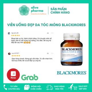 Blackmore Nail, Hair And Skin - 60 Viên Của Úc Mẫu Mới - Da Khỏe Mạnh, Tóc Mềm Mại, Móng Chắc Khỏe