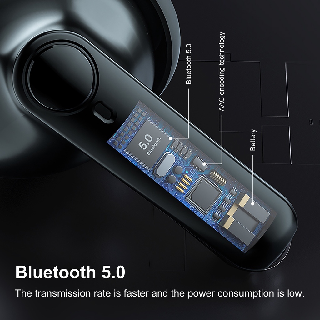 Cặp Tai Nghe Nhét Tai Lenovo Ht05 Mini Không Dây Tương Thích Với Phiên Bản Bluetooth 5.0 Chống Nước Ipx5 Có Mic
