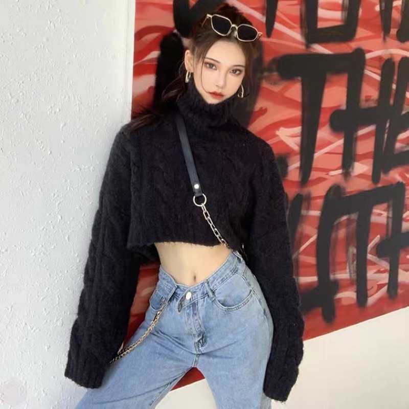 Áo len thừng ngắn