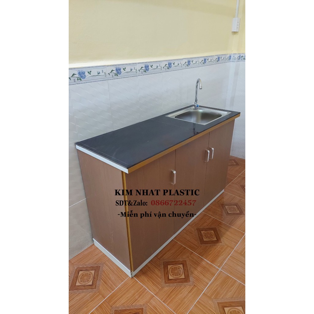 TỦ BẾP MINI SẴN BỒN RỬA SIÊU ĐẸP CHO PHÒNG TRỌ FREESHIP TPHCM