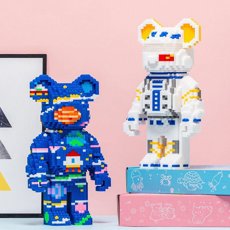 Bộ Đồ Chơi Lắp Ráp Lego Hình Chú Gấu kaws 6U34 Chất Lượng Cao