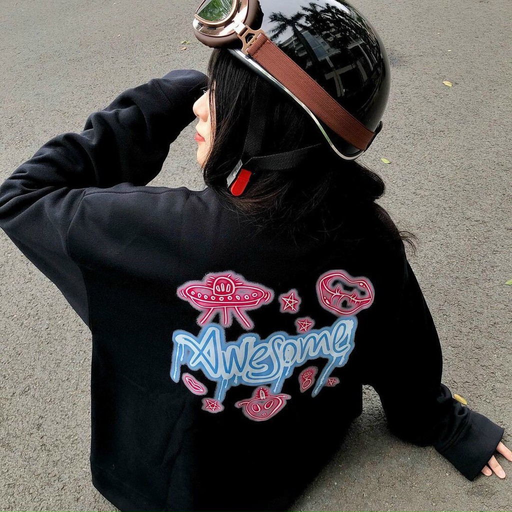 Áo Thun Nỉ Cardigan Form Rộng Ulzzang Kun | BigBuy360 - bigbuy360.vn