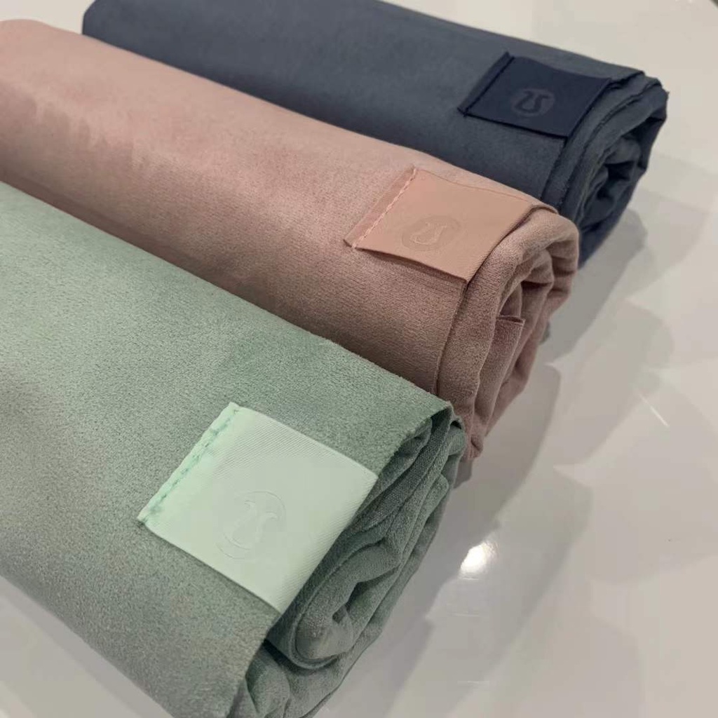 Lululemon    Khăn Tập Yoga Vải Sợi Nhỏ Thấm Hút Tốt Chống Trượt Chuyên Dùng