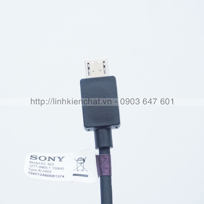 Dây Cáp Sạc Sony microUSB EC803 Zin - Hàng nhập Khẩu