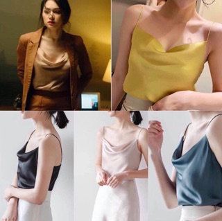 Áo lụa cổ đổ - Chất lụa xịn