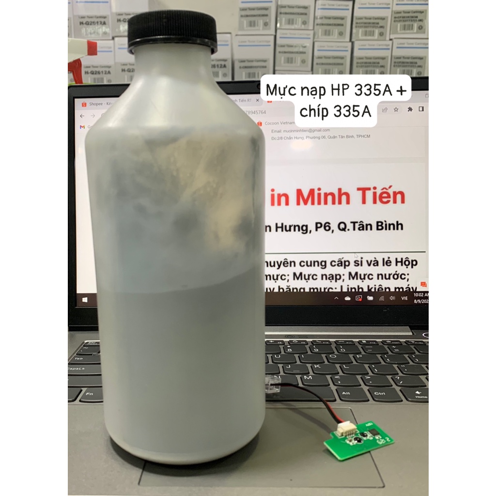 Mực nạp + chíp  335A dùng cho máy in  Pro MFP 438n/M440n/M440nda/M442dn / M443dn (W1335A)