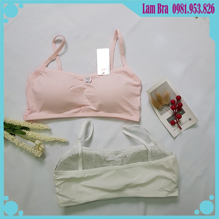 ÁO BRA 2 DÂY COTTON HỌC SINH GÂN TĂM LOẠI ĐẸP