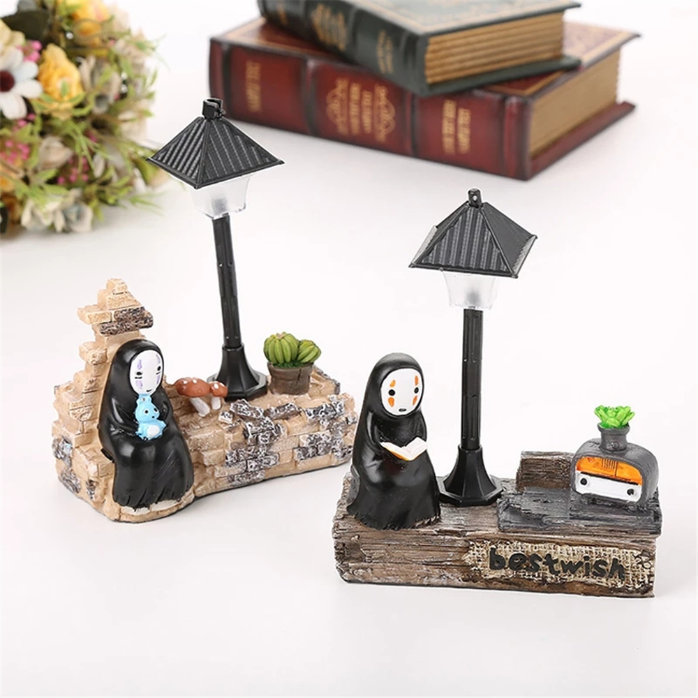 Đèn ngủ hình vô diện bằng nhựa resin dùng làm đồ trang trí