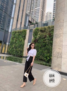 Bigsize Áo cột nơ A49