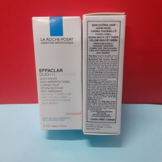 LA ROCHE-POSAY kem dưỡng giúp giảm mụn thông thoáng lỗ chân lông, ngăn ngừa vết thâm và che khuyết điểm 3ml