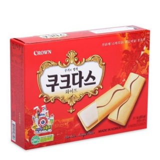 Hộp bánh Crown nhân kem vani Hàn quốc