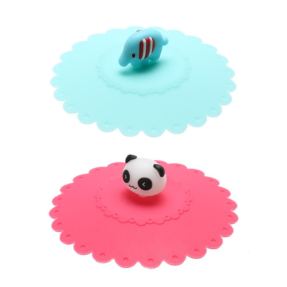 Nắp Silicone phối hình động vật dễ thương đậy cốc nước tiện dụng | BigBuy360 - bigbuy360.vn