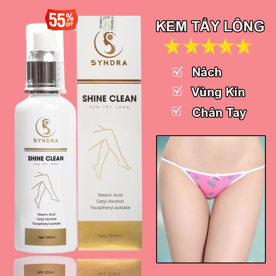 Kem Tẩy Lông Vùng Kín Shine Clean 120ml