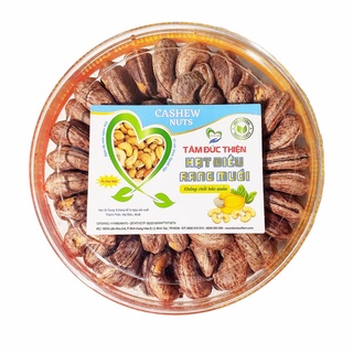 Hộp 500GR Hạt Điều A+ Bình Phước  Nguyên Hạt Vỏ Lụa Rang Muối Cao Cấp Tâm Đức Thiện Tiêu Chuẩn Xuất Khẩu Quà Biếu Tết