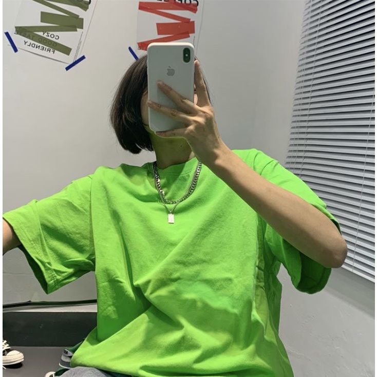 Áo thun tay lỡ nam nữ oversize trơn basic nhiều màu moonzshop | BigBuy360 - bigbuy360.vn