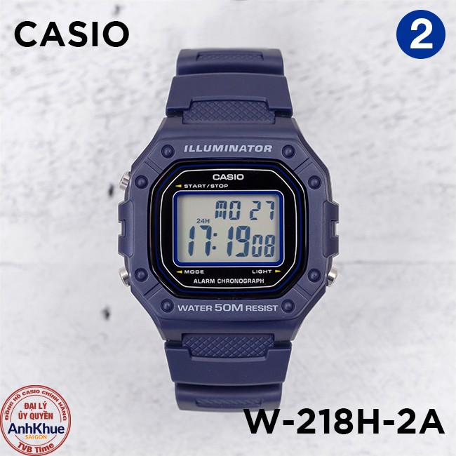 Đồng hồ nam Casio Standard chính hãng Anh Khuê W-218 Series | BigBuy360 - bigbuy360.vn