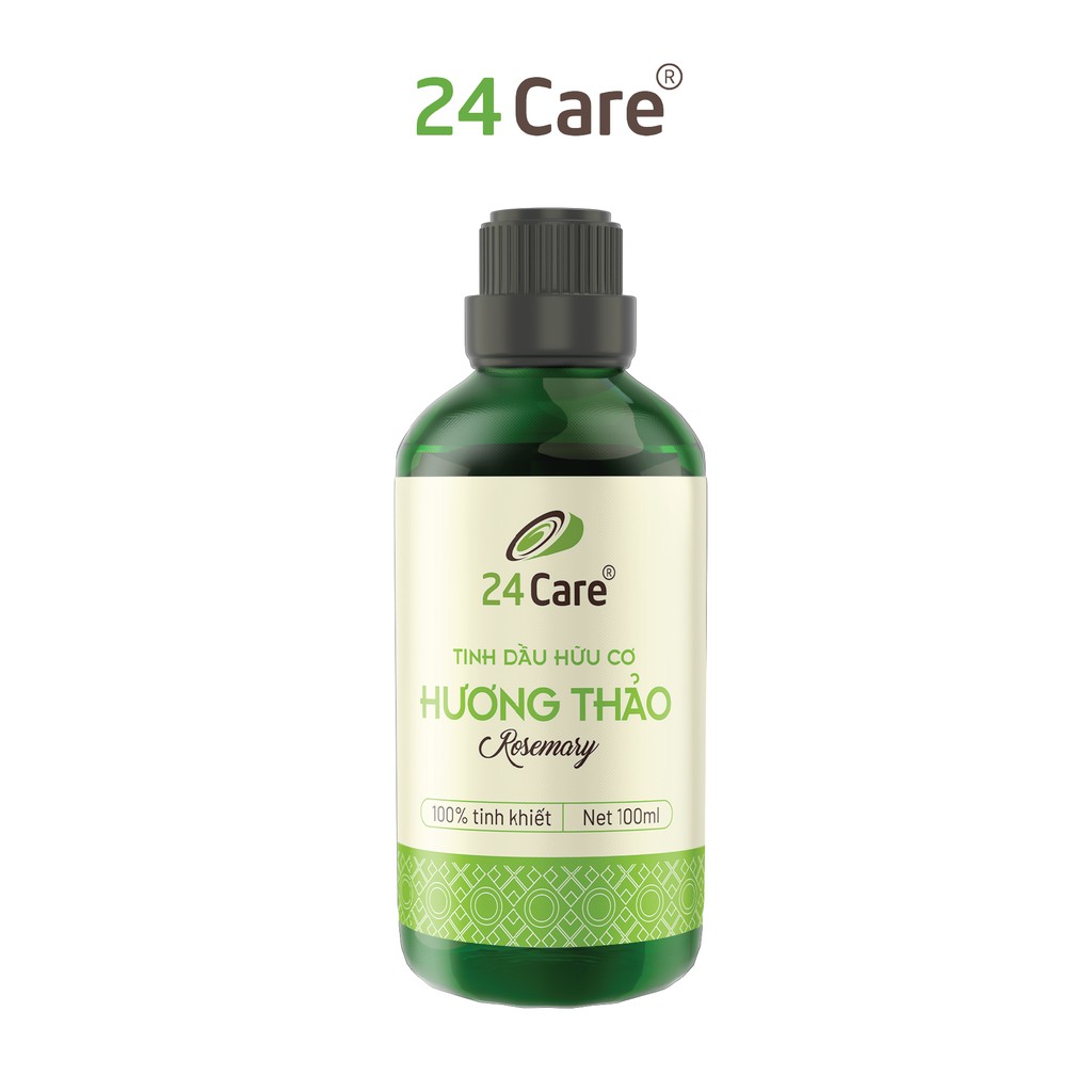 Tinh dầu Hương Thảo 24Care - giảm rụng tóc, giảm đau, THIÊN NHIÊN 100ML