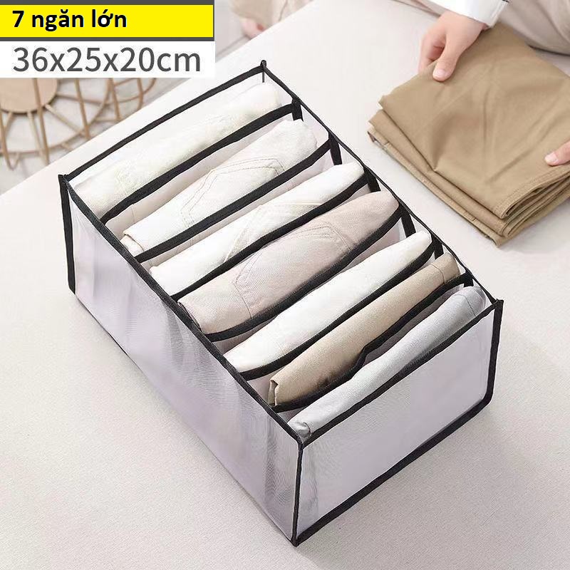 Khay Vải Đựng Đồ Lót/Quần áo Chia Ngăn Tiện Lợi