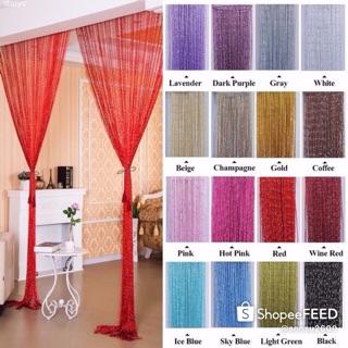 Rèm sợi kim tuyến 3m, decor trang trí